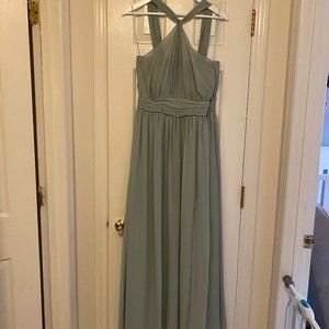 Birdy Grey Kiko Bridesmaid Dress, Sage, Size Medium